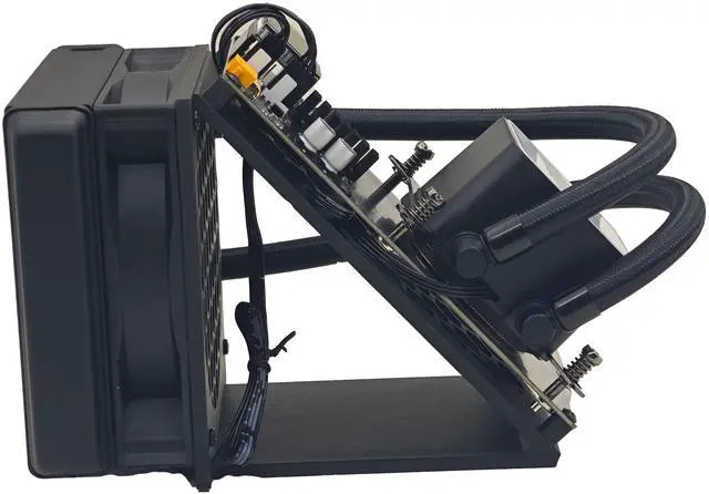 Alt view image 2 of 3 - New Upgrade Bitaxe NerdQaxe++ Hydro Rev 6.1 6TH/s 100W Solo Miner For Mining Bitcoin Liquid Cooler BTC Asic Crypto Machine