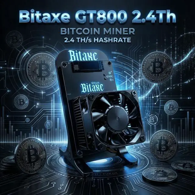 Main image of Bitaxe GT800 2.4Th/s Bitcoin solo miner BTC miner Low Power BM1370 Asic Chip BTC Solo Miner Lottery Bitcoin Crypto Mining