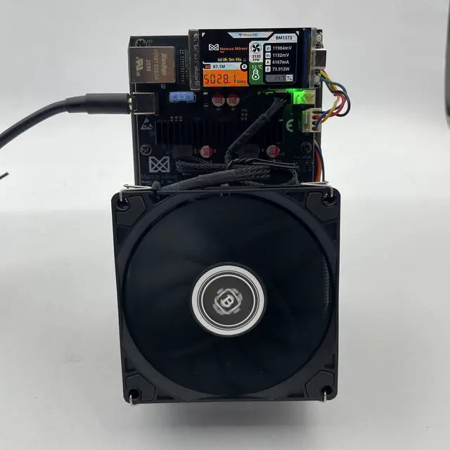 Alt view image 3 of 4 - Nexus S1-01 5TH/s Bitcoin Solo Miner | BM1373 ASIC | 70W Low Power Home BTC Miner | SHA-256 BTC/BCH Plug & Play