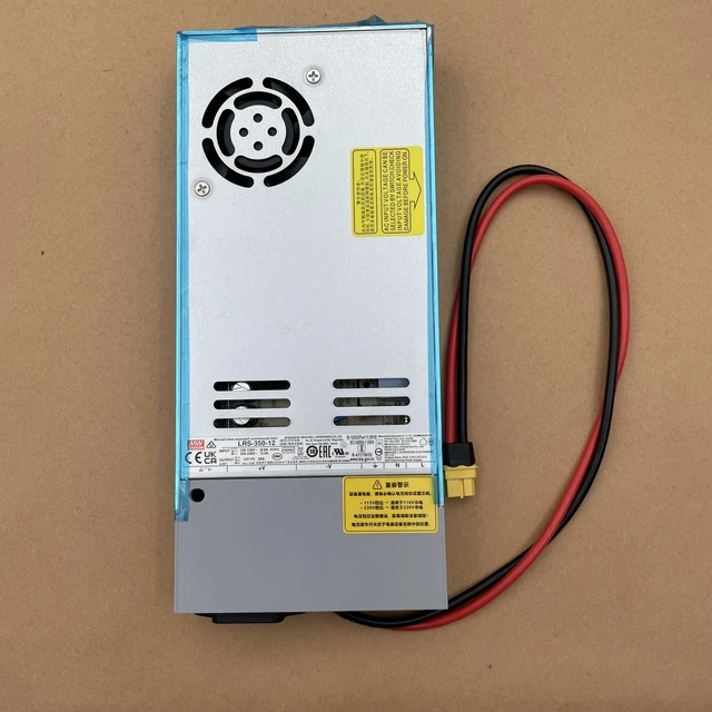Main image of MEAN WELL 350W XT60 Mining PSU, Bitcoin Solo Miner Power Supply, Brand New
