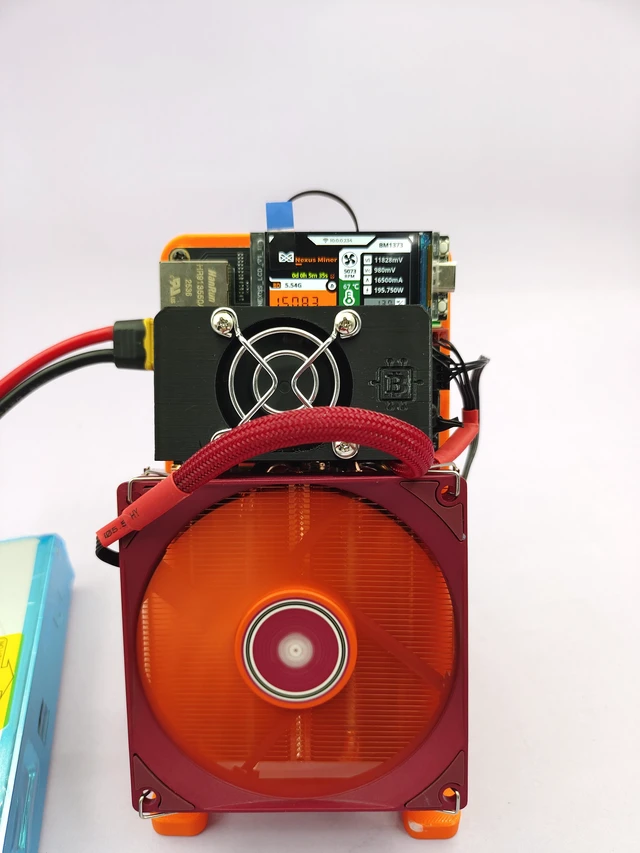 Alt view image 3 of 5 - Punkhash 2026 Latest Nexus BM1373 S1 Crypto Mining Machine 4 chips 15th/s 230W Bitcoin Miner With Power Supply Bitaxe Solo Miners