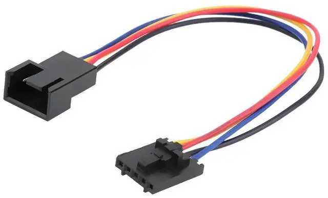 Alt view image 2 of 3 - 5Pin to 4Pin Fan Connector Adapter Converter Extension Cable Wire for