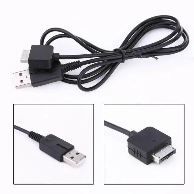 Alt view image 2 of 3 - Data Sync & Charge Lead USB Data Transfer Charger 2 in 1 Cable Cord Charger Cable for PS Vita PSV 1000 Console