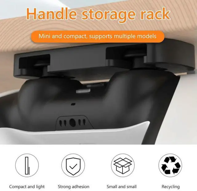 Alt view image 3 of 3 - ABS Game Console Mount Portable Controller Handle Bracket for PS5 PS4 PS 4 5 Game Console Accessories