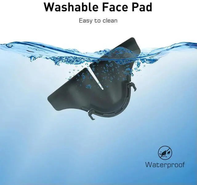 Alt view image 3 of 3 - Silicone VR Nose Cushion Breathable Anti-Leakage VR Nose Cover Washable Comfortable for Quest 3 Headset Accessories