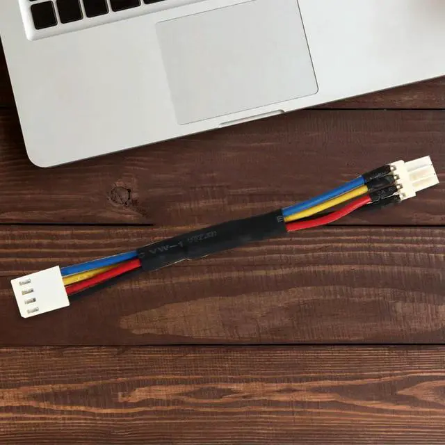 Alt view image 3 of 3 - 8pcs/lot Temperature Control Descending Speed Line PC Cooling Fan Speed Reduce 4 Pin Male To Female Connector Deceleration Line