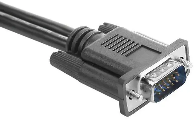 Alt view image 3 of 3 - VGA Splitter Cable 1 Computer to Dual 2 Monitor Male to Female Adapter Wire