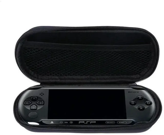 Alt view image 3 of 3 - Hard EVA Storage Bag Wear-Resistant Portable Travel Carry Case EVA Protective Case for PSP1000/2000/3000 Game Console