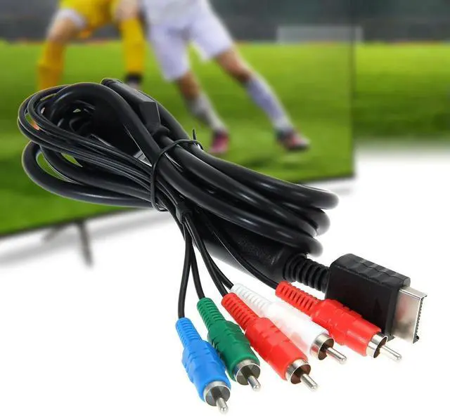 Alt view image 2 of 3 - HDTV AV Audio Video Cable AV Component Cable Cord Wire HDTV AV Audio Video Component Cable Cord for PS3 PS2