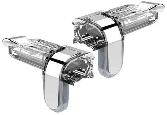 Alt view image 2 of 3 - 2 Pcs Mobile Gaming Trigger for PUBG Controller Joysticks Buttons Mobile Joystick Trigger for Android Smart Phone