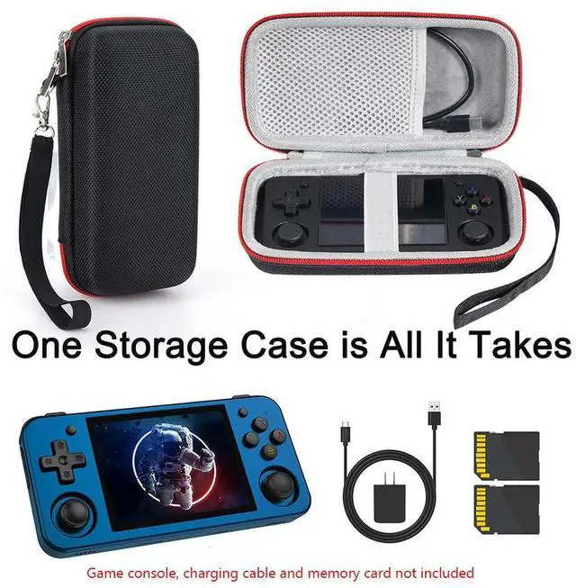 Main image of Hard Carrying Case Shockproof Retro Game Travel Storage Bag Anti-Scratch Carrying Bag with Mesh Bag for Anbernic RG35XX H/RG353M