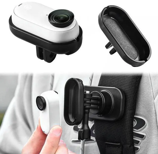 Alt view image 2 of 3 - Magnetic Quick Release Mount Magnetic Mount Bracket Two Claw Quick Installation Stand for Go 3/Go 3S Camera Accessories