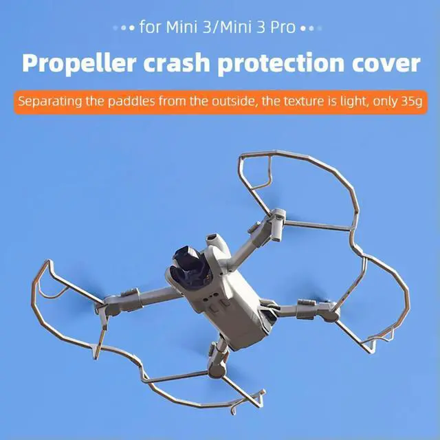 Alt view image 3 of 3 - Propeller Props Blades Protector Anti-collision Propeller Protector Blade Bumper Drone Accessories for Mini 3/Mini 3 Pro