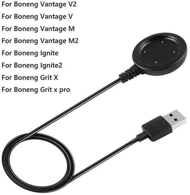 Alt view image 3 of 3 - 1m Charger Cable 5V 1A Charging Adapter Smart Watch Accessories Charging Cable Stand for Polar Ignite/Ignite 2/Grit X/Grit X Pro