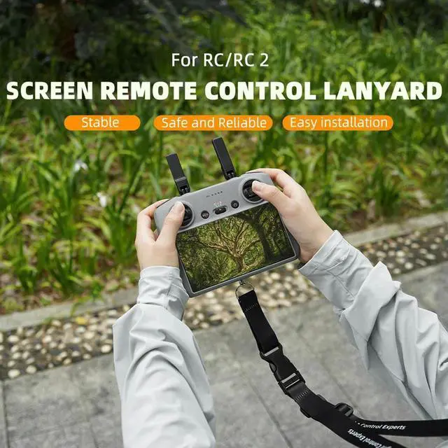 Alt view image 3 of 3 - For Mini 3/4 Pro AIR 3 Neck Strap Lanyard Adjustable Strap Remote Strap Drone Accessories for RC/RC 2 Remote Controller