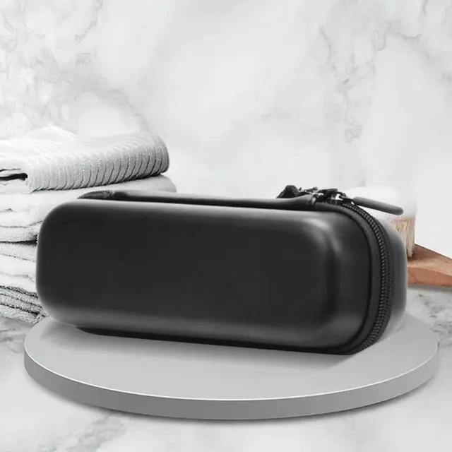 Alt view image 3 of 3 - Travel Case for Oral-B/Electric Toothbrush PU Waterproof Hard Carrying Case Shockproof  Protective Storage Bag