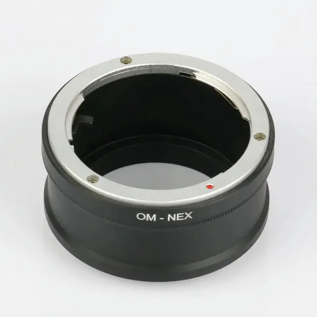 Alt view image 2 of 3 - OM Mount Lens To NEX E Adapter for OM Lens To NEX E-Mount Camera Adapter Ring Camera Lens Adapter Ring