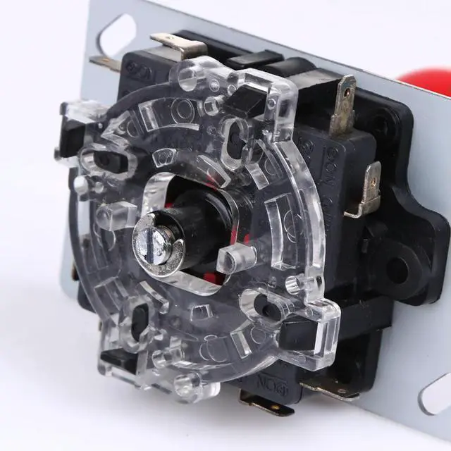 Alt view image 3 of 3 - Red 8 Way Arcade Game Joystick Ball Joy Stick Red Ball Replacement