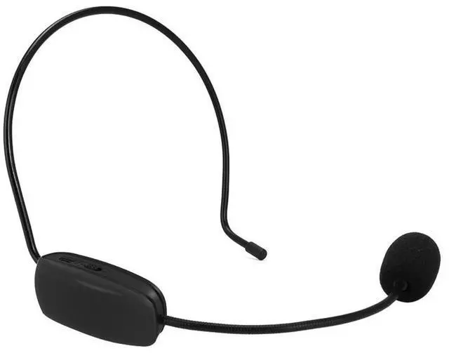 Alt view image 3 of 3 - FM Wireless Microphone Headset 87.5MHz-108MHz Megaphone Voice Amplifier Head Mic for Teaching/Tour Guide/Sales Promotion/Meeting