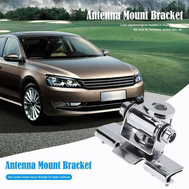 Alt view image 2 of 3 - RB-400 Antenna Bracket Clip for Mobile Radio Antenna Vehicle-Mounted Antenna Clamp Connector Socket S0239 for Tin Clip