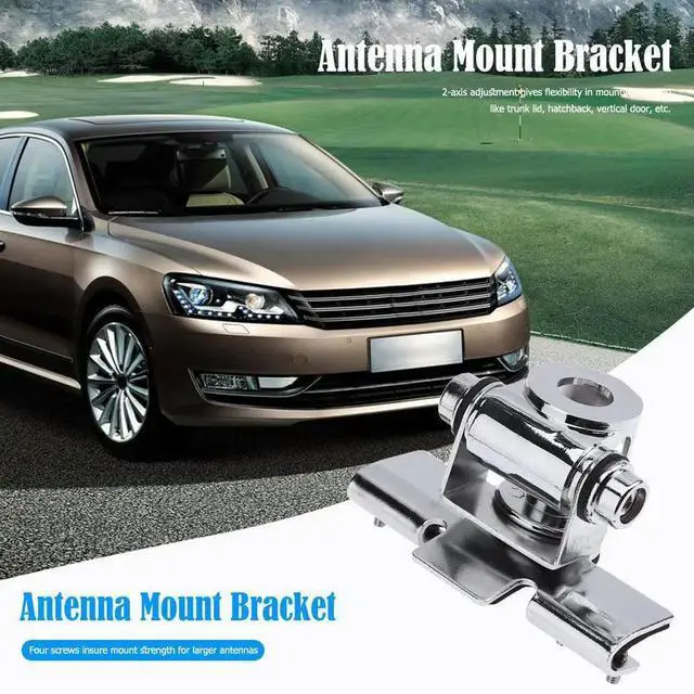 Alt view image 3 of 3 - RB-400 Antenna Bracket Clip for Mobile Radio Antenna Vehicle-Mounted Antenna Clamp Connector Socket S0239 for Tin Clip