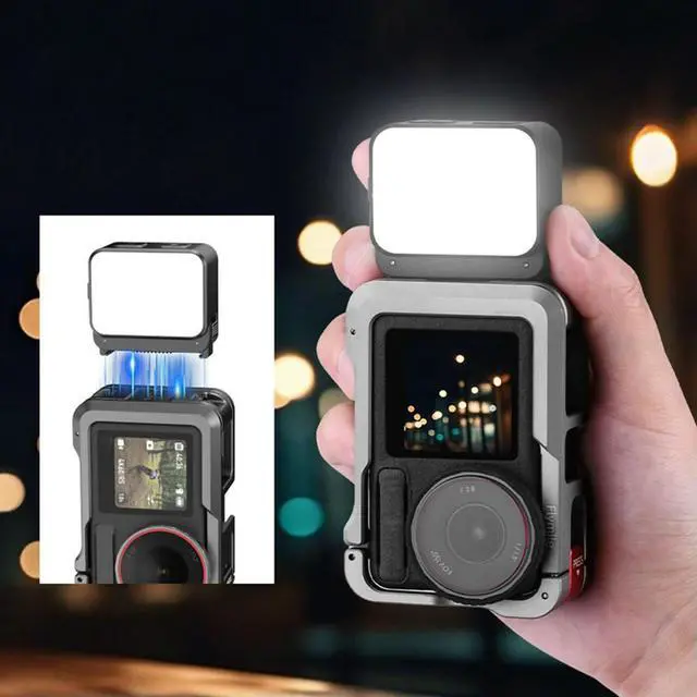Alt view image 3 of 3 - LED Portable Video Lights IPX4 Waterproof Magnetic Camera Light Rechargeable Quick Release Fill Light Action Camera Accessories