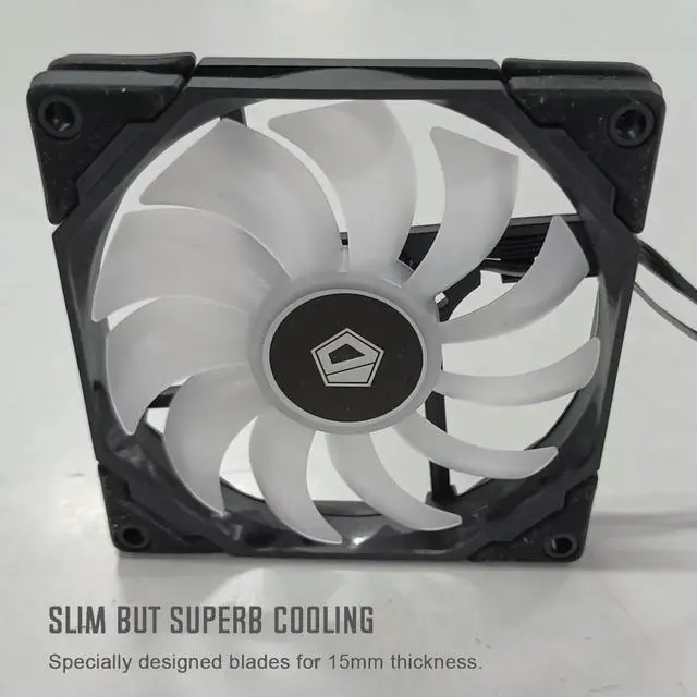 Alt view image 2 of 3 - PC Radiator CPU Cooling Fan ARGB 4PIN PC Case Heat Cooling Fan Desktop CPU/GPU Chassis Radiator Cooler