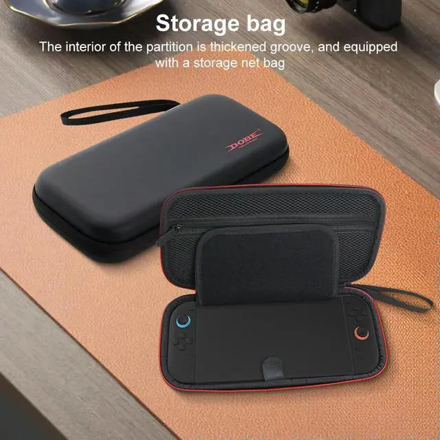 Alt view image 3 of 3 - EVA Carrying Case W/ Mesh Pockets Protective Travel Bag with 8-Bit Game Cartridge Storage Box Carrying Bag for Switch 2 NS2