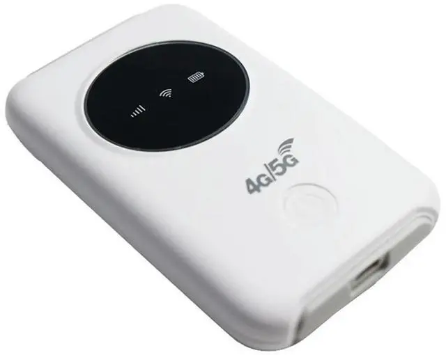 Alt view image 3 of 3 - Portable 4G Wireless Router 3200mAh Mobile Broadband Wide Coverage with SIM Card Slot 10 WiFi Users Wireless LTE WiFi Modem