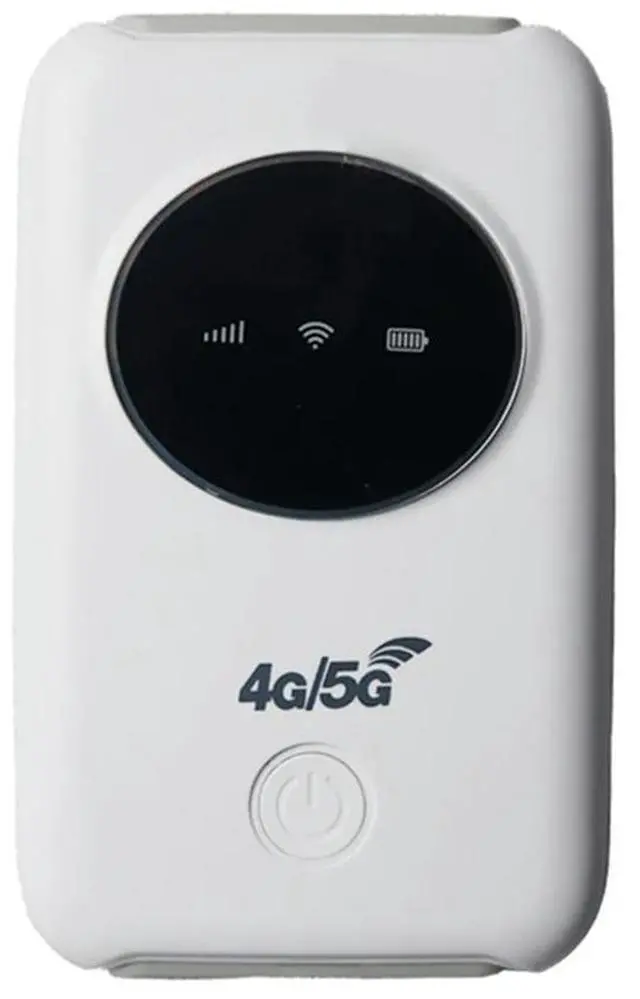 Alt view image 2 of 3 - Portable 4G Wireless Router 3200mAh Mobile Broadband Wide Coverage with SIM Card Slot 10 WiFi Users Wireless LTE WiFi Modem