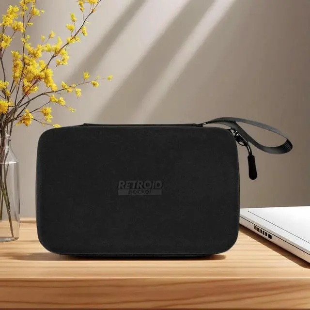 Alt view image 2 of 3 - Carrying Case Shockproof Game Console Organizer Bag Handheld Game Console Case for Retroid Pocket Flip 2 Game Console
