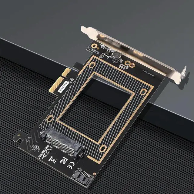 Alt view image 2 of 3 - U.2 SFF-8639 To PCI-E X4 Expansion Card Adapter Gen3x4 for 2.5inch U.2 NVME SSD