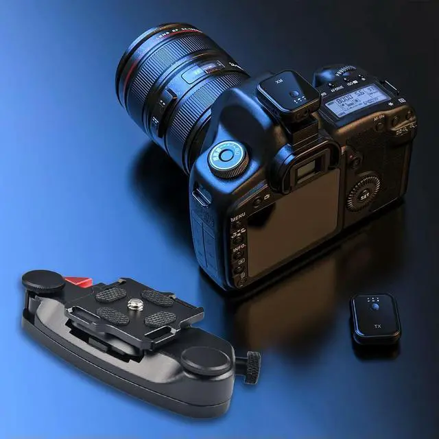 Alt view image 3 of 3 - Quick Release Waist Belt Buckle Mount Clip Plate CNC Process Camera Waist Belt Clip Anti-shake Fast Switch Tool for SLR DSLR