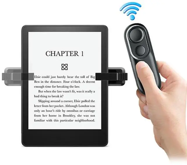 Alt view image 2 of 3 - Remote Page Turner Page Turner Clicker Remote Photo and Video Camera Camcorder Remote Controls Clicker Page Turner for Kindle