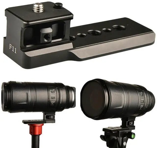 Alt view image 2 of 3 - F11 Lens Collar Foot Stand 39mm for Arca Quick Release Plate Dovetail Tripod Mount Ring Base for RF 600mm/800mm F11 IS STM