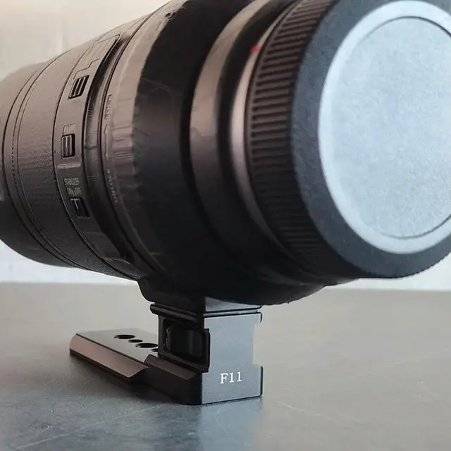 Alt view image 3 of 3 - F11 Lens Collar Foot Stand 39mm for Arca Quick Release Plate Dovetail Tripod Mount Ring Base for RF 600mm/800mm F11 IS STM