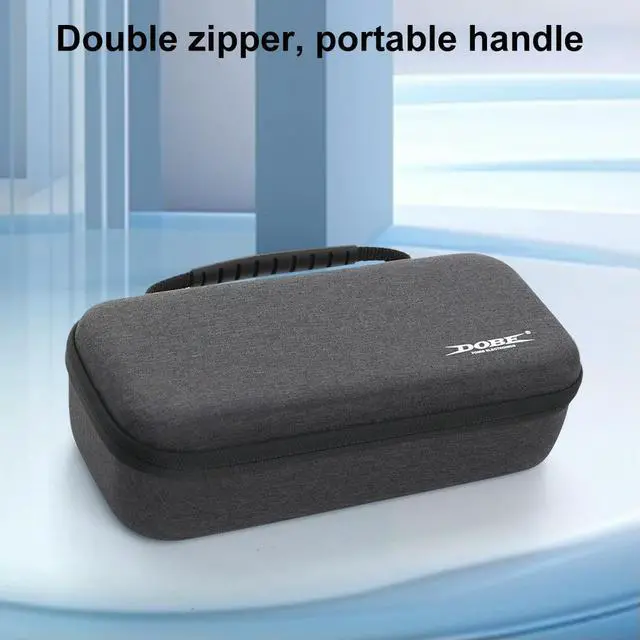 Alt view image 3 of 3 - Carrying Case with 8-Bit Game Cartridge Storage Box Game Conslole Case W/ Mesh Pocket Protective Travel Bag for Switch 2 NS2