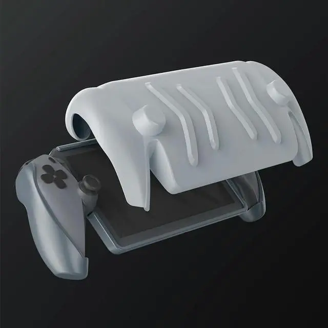 Alt view image 2 of 3 - TPU Case with Stand Protective Case Cover Anti-Scratch Game Machine Grip Shell Case Detachable Face Cover for Portal