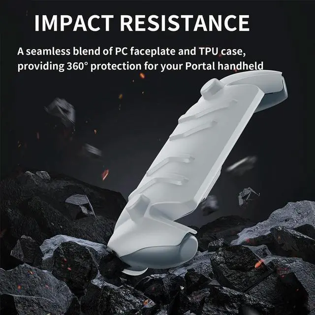 Main image of TPU Case with Stand Protective Case Cover Anti-Scratch Game Machine Grip Shell Case Detachable Face Cover for Portal