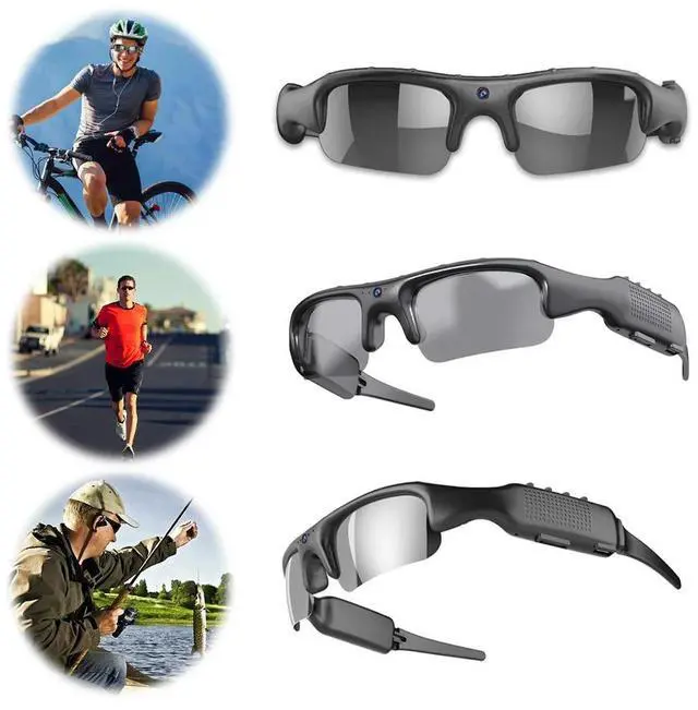 Alt view image 2 of 3 - Camera Smart HD 1080P WIFI Sports Glasses With Camera and Audio Recording Glasse