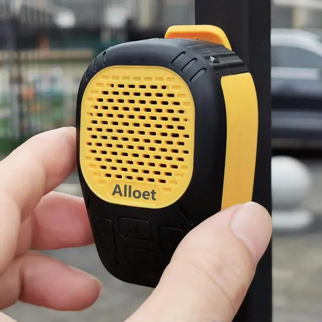 Alt view image 2 of 3 - Wearable Bluetooth-Compatible5.3 Speaker Built-in Mic Jobsite & Outdoor Wearable Speaker Clip Speaker for Hands-Free Music/Calls