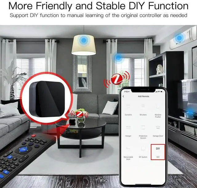 Main image of ZigBee Smart IR Remote Control Works with Alexa Google Home Universal Infrared Remote Controller Powered by Tuya