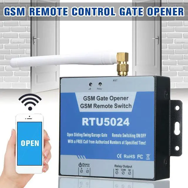 Main image of RTU5024 GSM Gate Opener Relay Remote Door Access Switch 850/900/1800/1900MHz