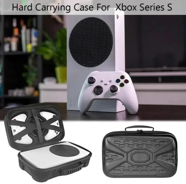 Alt view image 2 of 3 - Hard Carrying Case for Xbox Series S Game Console Travel Case Storage Bag for Wireless Controller and Gaming Accessories