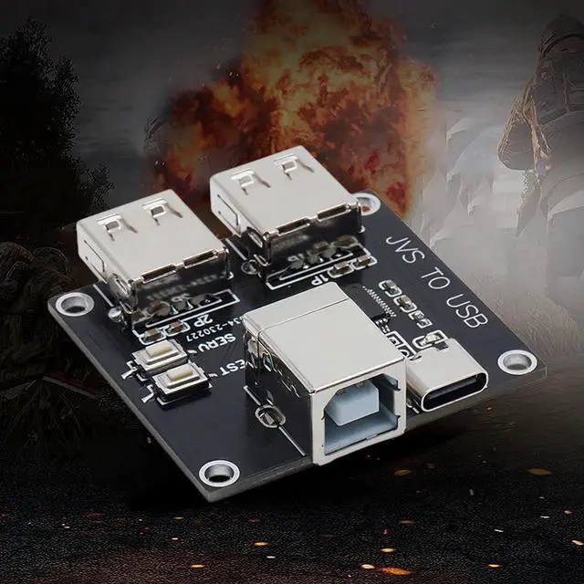 Alt view image 3 of 3 - Joystick JVS To USB Adapter Customize Button Layout Game Controller Converter Dual Joystick Mode for JVS Based System