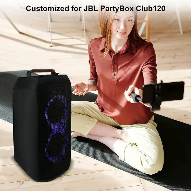 Main image of Protective Case Speaker Case Slip Sleeve Speaker Sleeve Mesh Slip Cover for JBL PartyBox Club 120 Portable Party Speaker