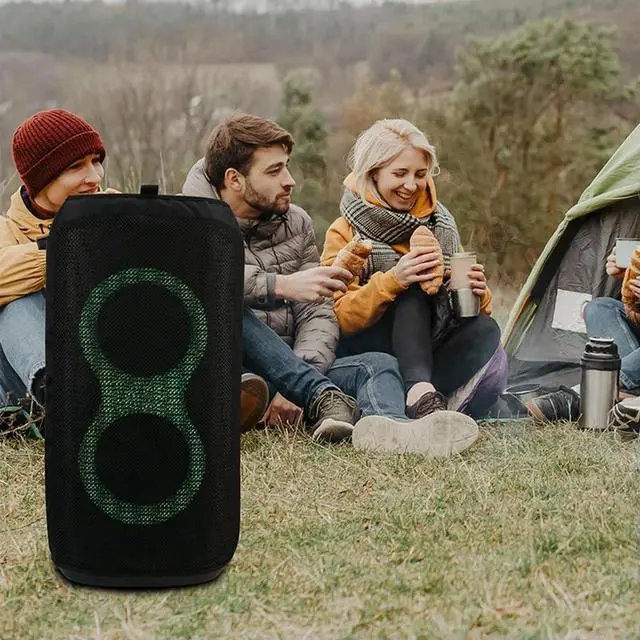 Alt view image 2 of 3 - Protective Case Speaker Case Slip Sleeve Speaker Sleeve Mesh Slip Cover for JBL PartyBox Club 120 Portable Party Speaker