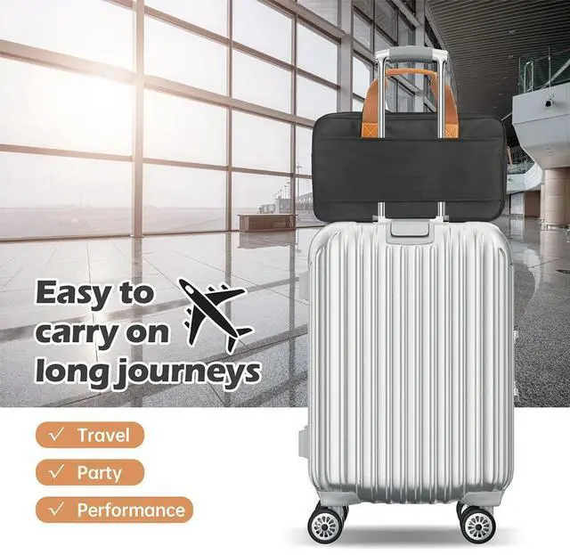Alt view image 3 of 3 - EVA Turntables Protective Case Scratch-resistant Carrying Storage Bags Large Capacity for Numark Party Mix II/Pioneer DJ DDJ-200