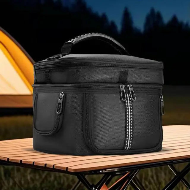 Alt view image 2 of 3 - Carrying Case Portable Power Station Bag Anti-drop Storage Case Travel Storage Bag for Ef Ecoflow Portable Power Station River 3