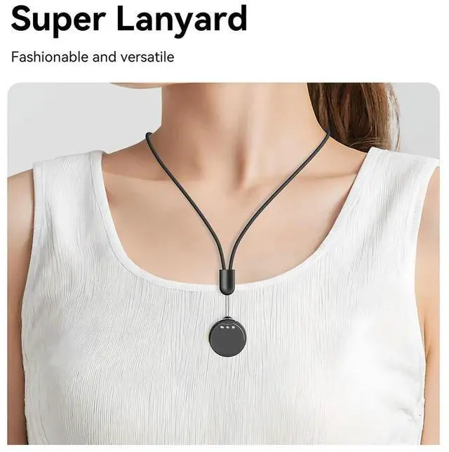 Alt view image 3 of 3 - Wireless Lavalier Microphone with Magnetic Clip Mini Mic with Noise Cancellation Plug and Play Wireless Mic